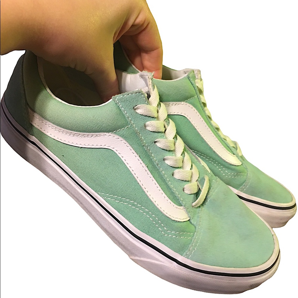 VANS Old Skool Neptune Green/True White Shoes